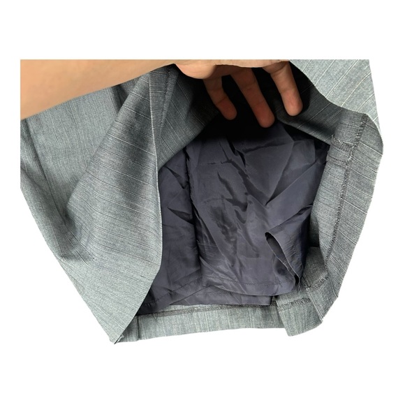 Talula Babaton Aritzia 0 Gray Stretch Wool Blend Dress Shift Career 90s Vibe - Picture 5 of 13